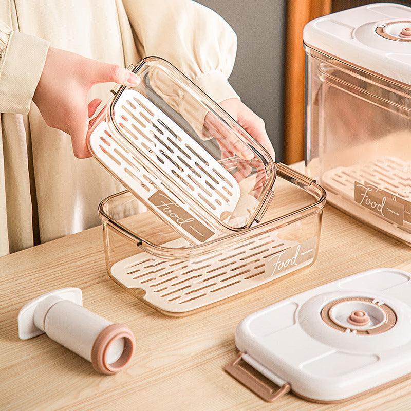 kitchen sealer container transparent sealed tank cans lunch box