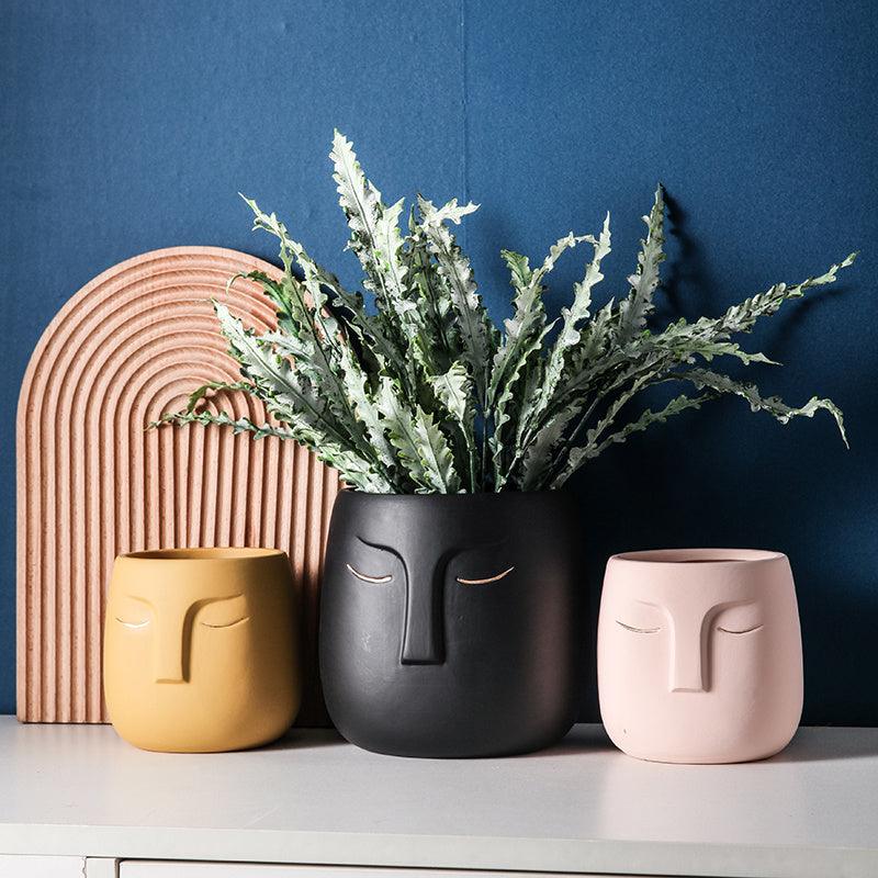 Home Improvement Living Room Porch Art Hotel Decoration Green Plants Simple Flower Pots - Crafted Home