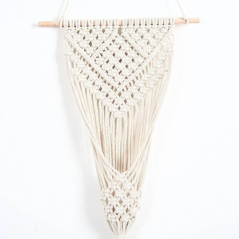Woven Net Bag Flower Basket Wall Decoration Flower Shop Decoration - Crafted Home