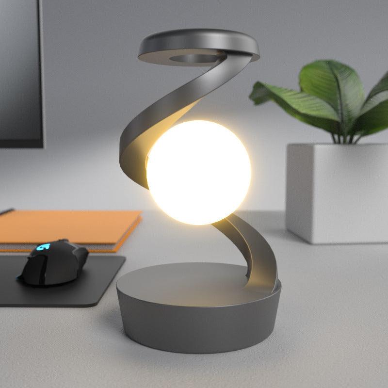 rotating moon desk lamp