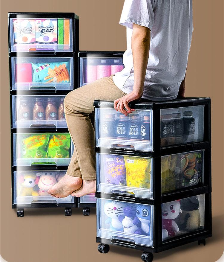 Drawer Storage Cabinet Multi-layer Clothes Plastic Locker