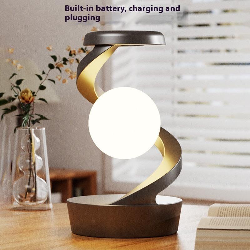 rotating moon desk lamp