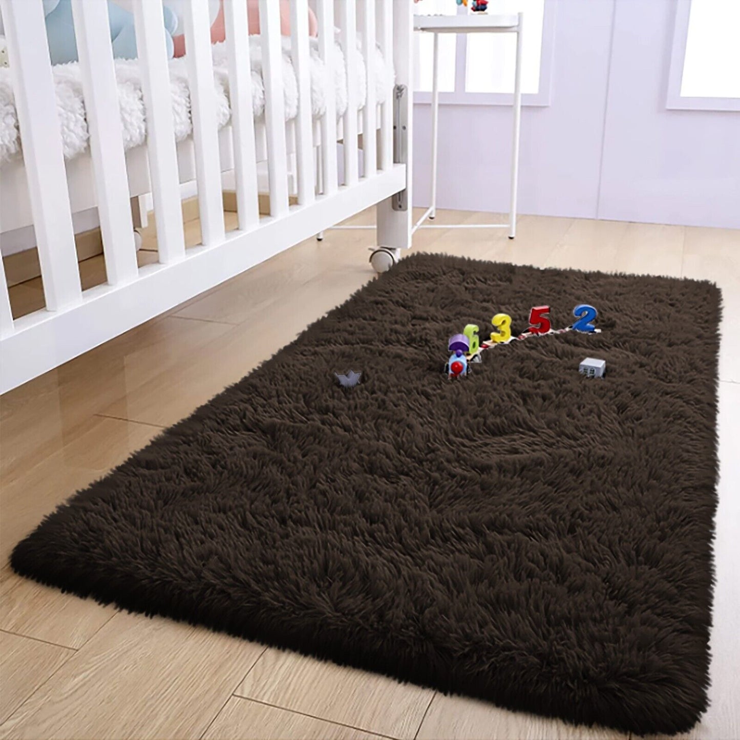 Large Shaggy Area Rug anti Slip Floor Mat Fluffy Carpets for Bedroom Living Room