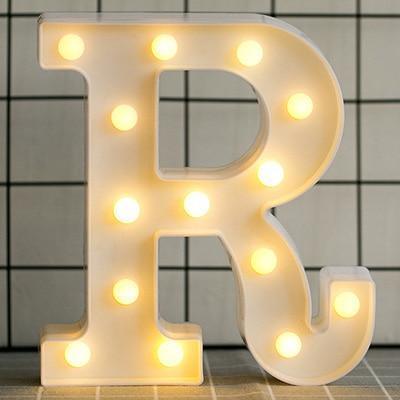 HOME IMPROVEMENT - LED ALPHABET NIGHT LIGHT - Crafted Home