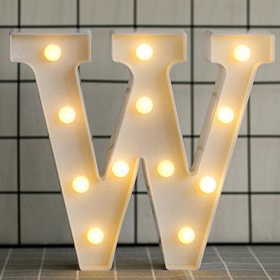 HOME IMPROVEMENT - LED ALPHABET NIGHT LIGHT - Crafted Home