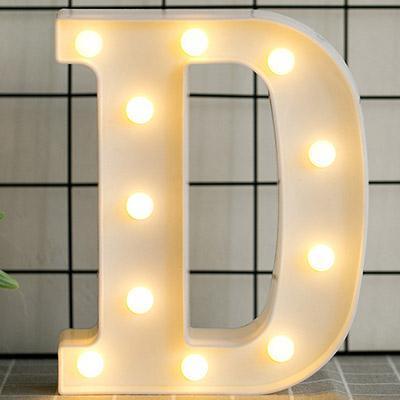 HOME IMPROVEMENT - LED ALPHABET NIGHT LIGHT - Crafted Home