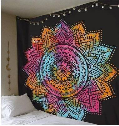 New Boho Print Home Tapestry Wall Hanging Wall Decoration Beach Towel Beach Blanket - Crafted Home