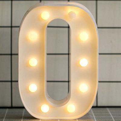 HOME IMPROVEMENT - LED ALPHABET NIGHT LIGHT - Crafted Home