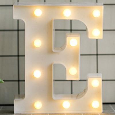 HOME IMPROVEMENT - LED ALPHABET NIGHT LIGHT - Crafted Home