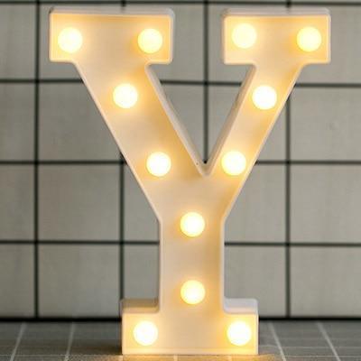 HOME IMPROVEMENT - LED ALPHABET NIGHT LIGHT - Crafted Home