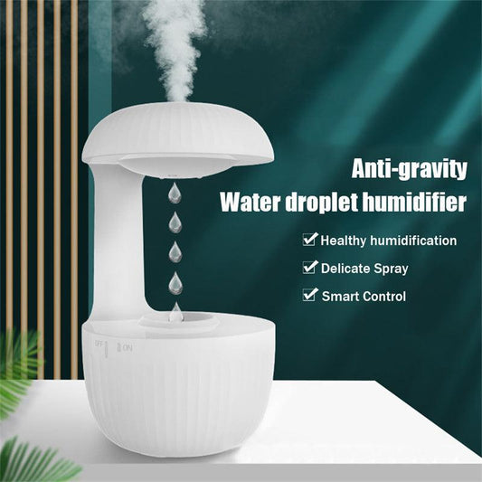 Anti-gravity Air Humidifier Mute Countercurrent Humidifier Levitating Water Drops Cool Mist Maker Fogger Relieve Fatigue - Crafted Home