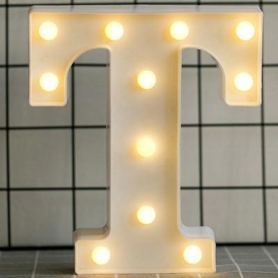 HOME IMPROVEMENT - LED ALPHABET NIGHT LIGHT - Crafted Home