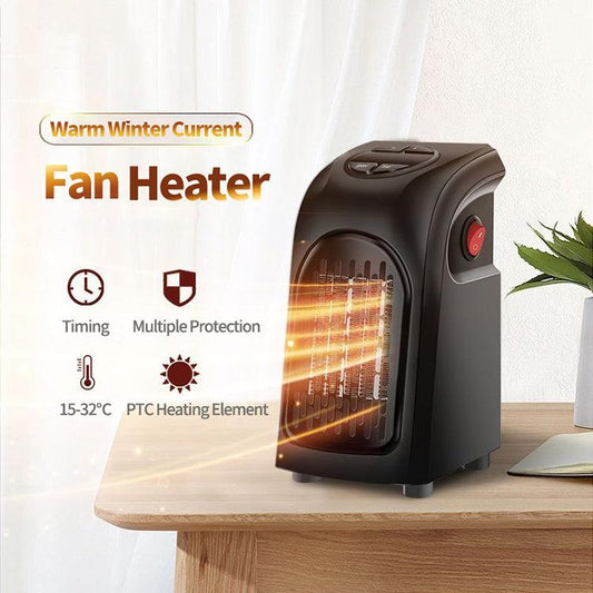 Winter Air Heater Fan Heater Electric Home Heaters Mini Room Air Wall Heater Ceramic Heating Warmer Fan For Home Office Camping - Crafted Home