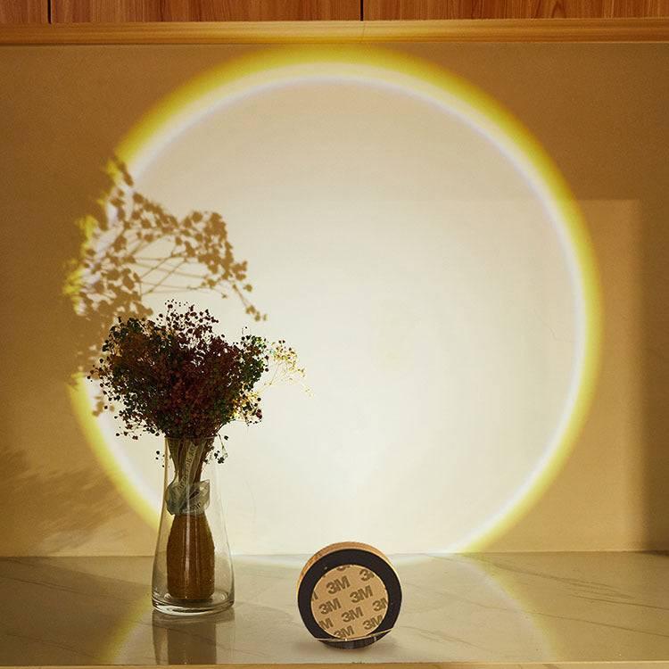 Led Lights Wireless Closet Kitchen Lights Under Furniture Battery Powered Sunset Nightlight Wall Lamp Bedroom Decoration Cabinet - Crafted Home