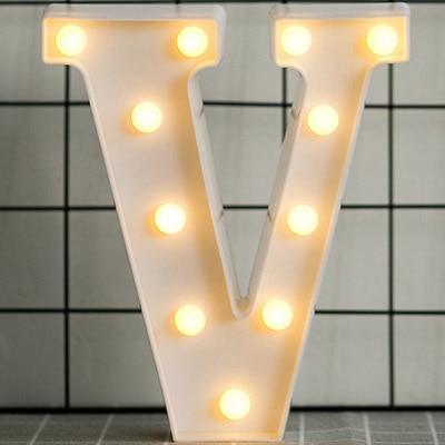 HOME IMPROVEMENT - LED ALPHABET NIGHT LIGHT - Crafted Home