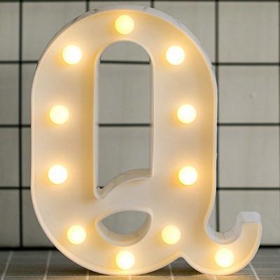 HOME IMPROVEMENT - LED ALPHABET NIGHT LIGHT - Crafted Home