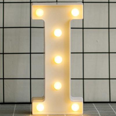 HOME IMPROVEMENT - LED ALPHABET NIGHT LIGHT - Crafted Home