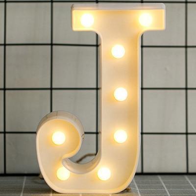 HOME IMPROVEMENT - LED ALPHABET NIGHT LIGHT - Crafted Home