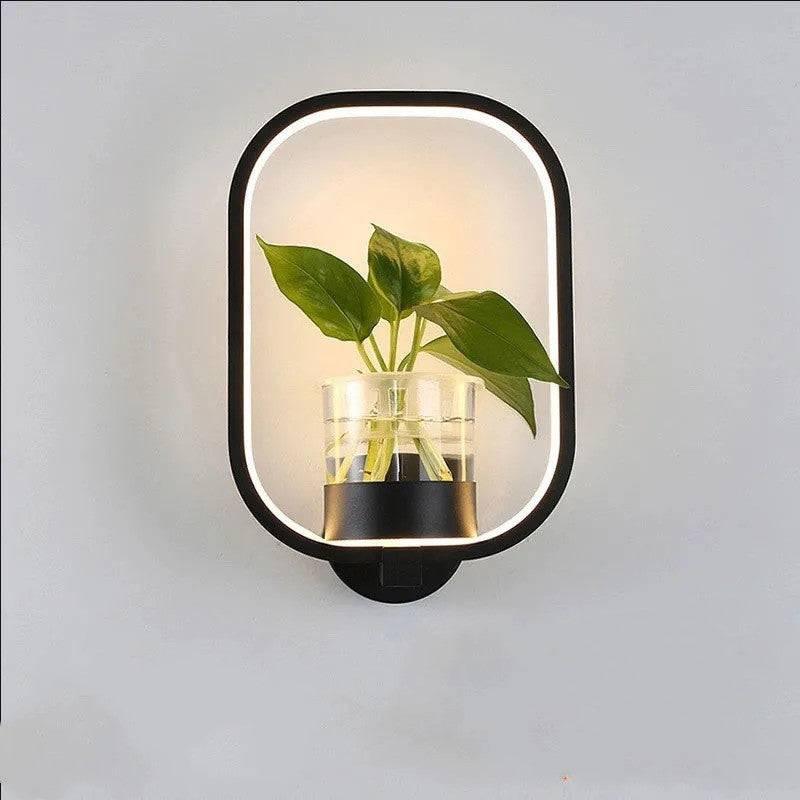 Decorative wall lamp on background wall - Crafted Home