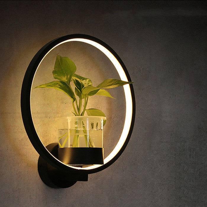 Decorative wall lamp on background wall - Crafted Home