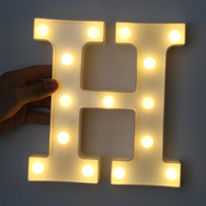 HOME IMPROVEMENT - LED ALPHABET NIGHT LIGHT - Crafted Home