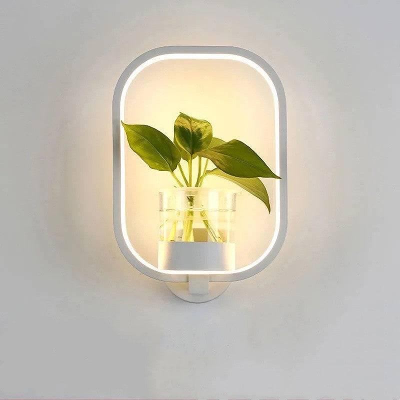 Decorative wall lamp on background wall - Crafted Home