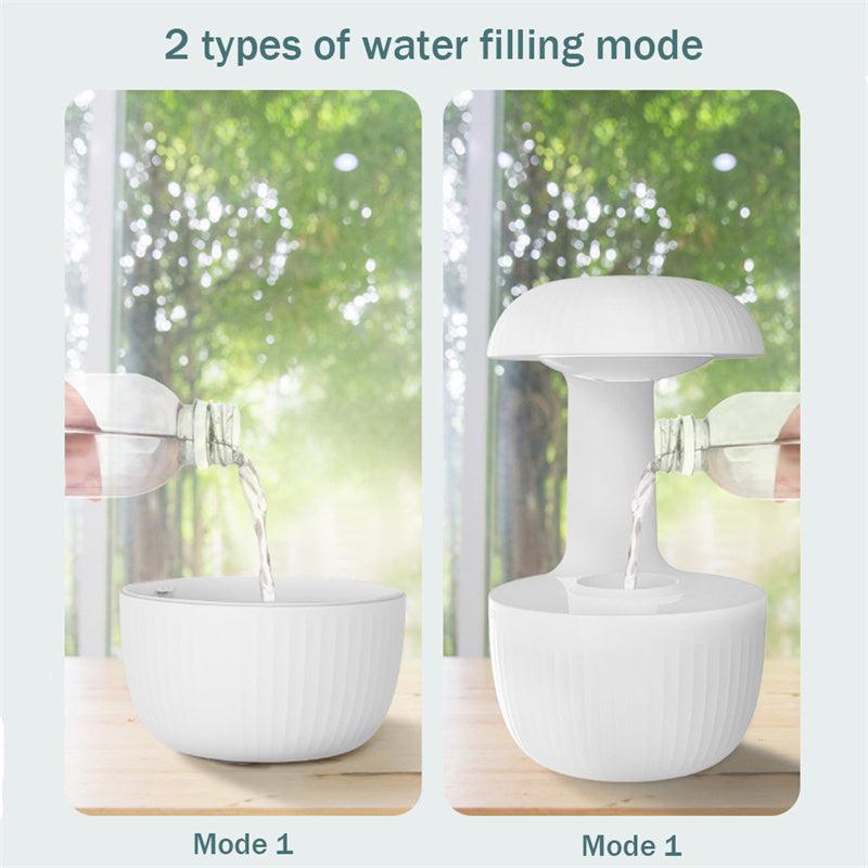 Anti-gravity Air Humidifier Mute Countercurrent Humidifier Levitating Water Drops Cool Mist Maker Fogger Relieve Fatigue - Crafted Home