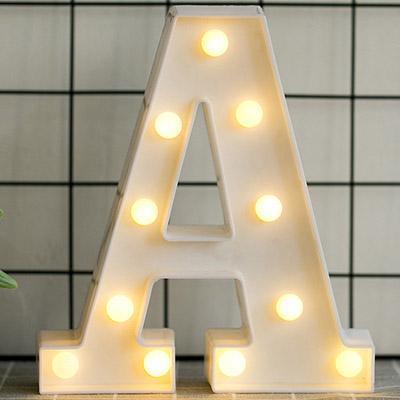 HOME IMPROVEMENT - LED ALPHABET NIGHT LIGHT - Crafted Home