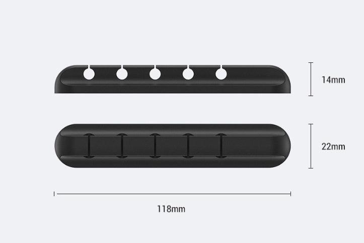 Silicone storage cable management cable organize wires