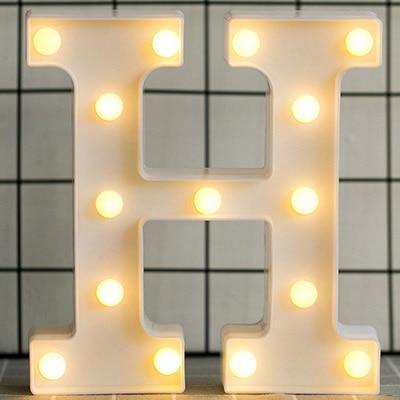 HOME IMPROVEMENT - LED ALPHABET NIGHT LIGHT - Crafted Home