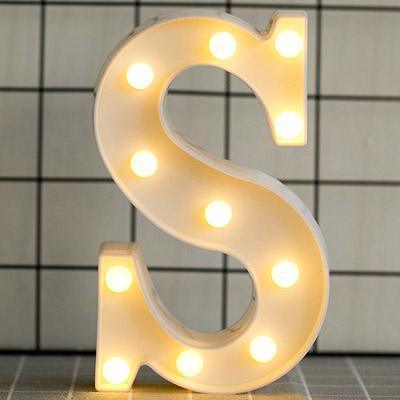 HOME IMPROVEMENT - LED ALPHABET NIGHT LIGHT - Crafted Home