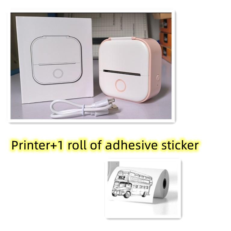 Portable Mini Thermal Label Printer Home Photo Printer Student Wrong Question Printer Bluetooth Mini Label Printer Price Tag - Crafted Home