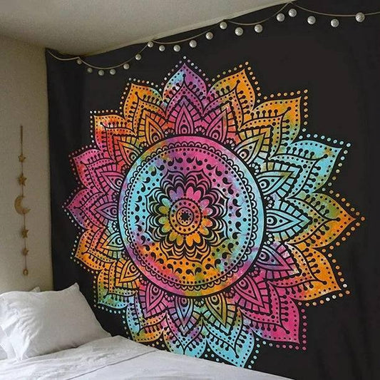 New Boho Print Home Tapestry Wall Hanging Wall Decoration Beach Towel Beach Blanket - Crafted Home