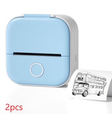 Portable Mini Thermal Label Printer Home Photo Printer Student Wrong Question Printer Bluetooth Mini Label Printer Price Tag - Crafted Home