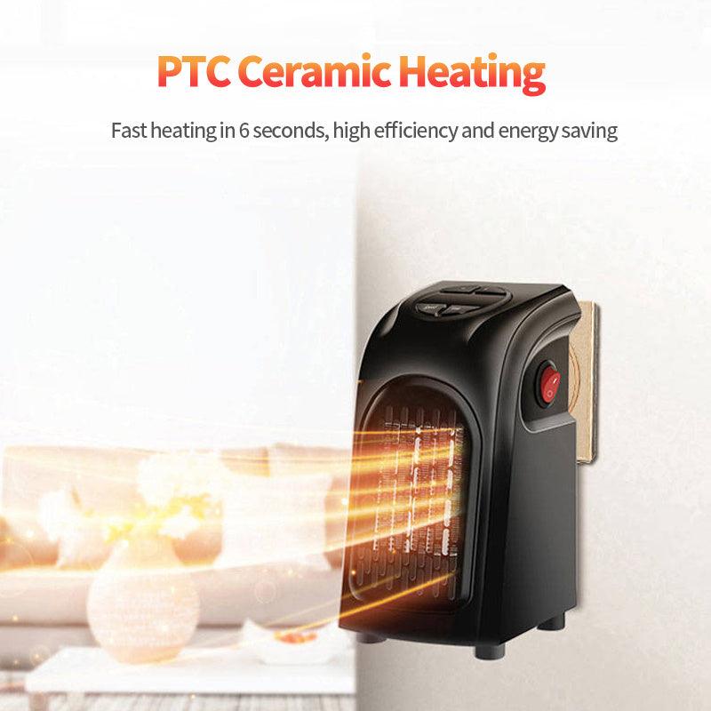 Winter Air Heater Fan Heater Electric Home Heaters Mini Room Air Wall Heater Ceramic Heating Warmer Fan For Home Office Camping - Crafted Home