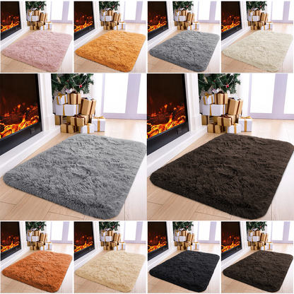 Large Shaggy Area Rug anti Slip Floor Mat Fluffy Carpets for Bedroom Living Room