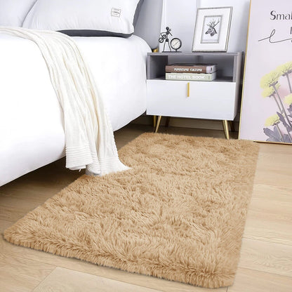 Large Shaggy Area Rug anti Slip Floor Mat Fluffy Carpets for Bedroom Living Room