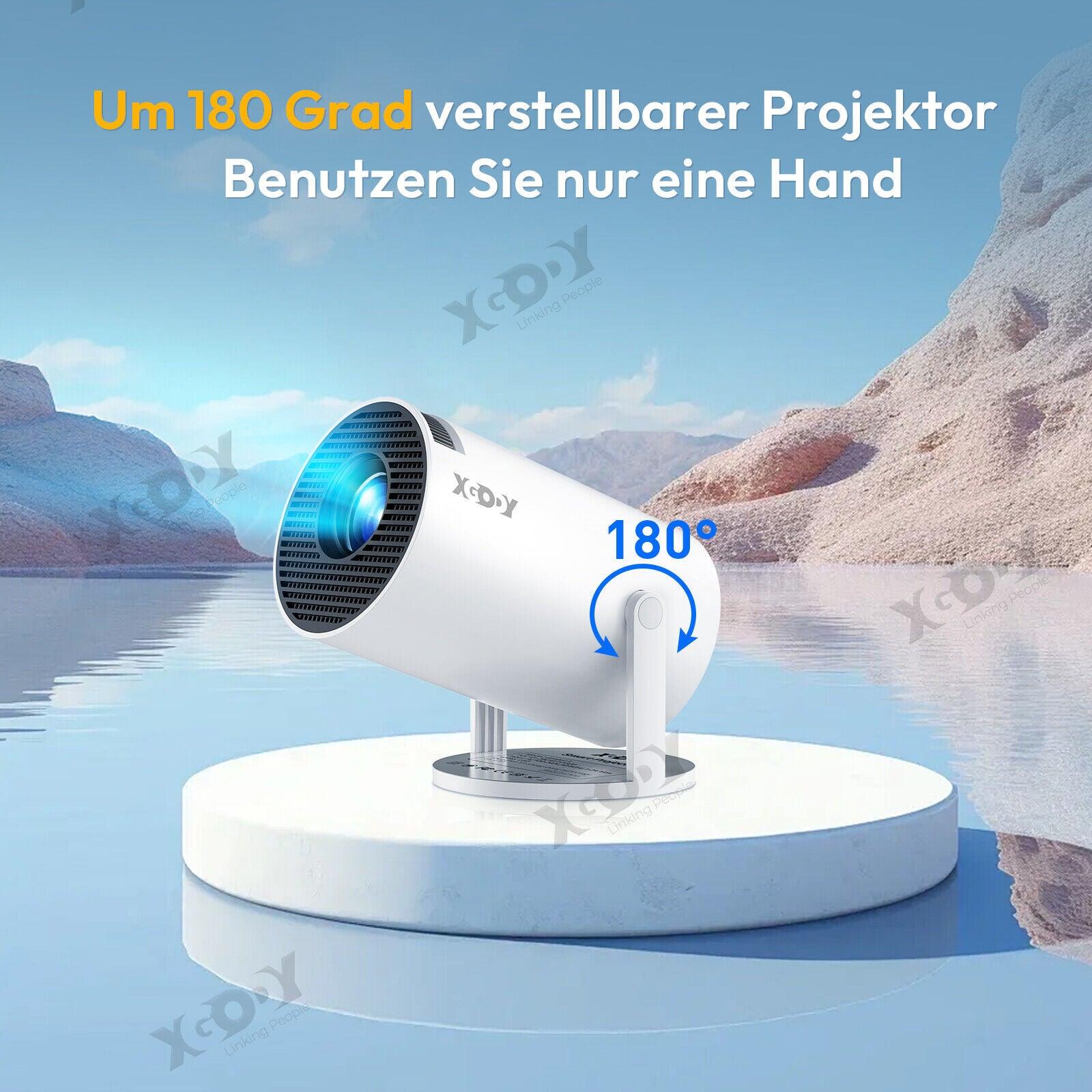 4K UHD Mini LED Projector 10000 Lumen 1080P Wifi Bluetooth Portable Home Theater