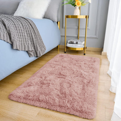 Large Shaggy Area Rug anti Slip Floor Mat Fluffy Carpets for Bedroom Living Room