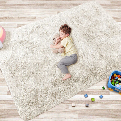 Large Shaggy Area Rug anti Slip Floor Mat Fluffy Carpets for Bedroom Living Room