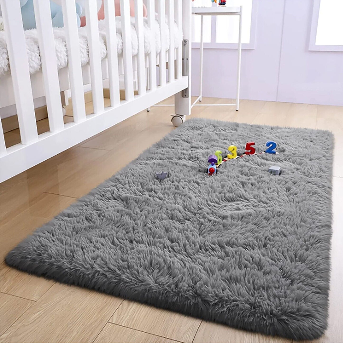 Large Shaggy Area Rug anti Slip Floor Mat Fluffy Carpets for Bedroom Living Room