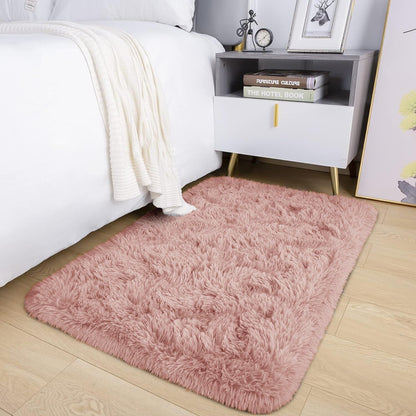 Large Shaggy Area Rug anti Slip Floor Mat Fluffy Carpets for Bedroom Living Room