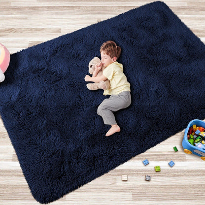 Large Shaggy Area Rug anti Slip Floor Mat Fluffy Carpets for Bedroom Living Room