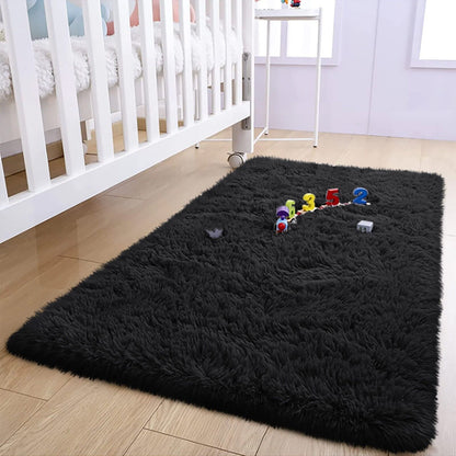 Large Shaggy Area Rug anti Slip Floor Mat Fluffy Carpets for Bedroom Living Room