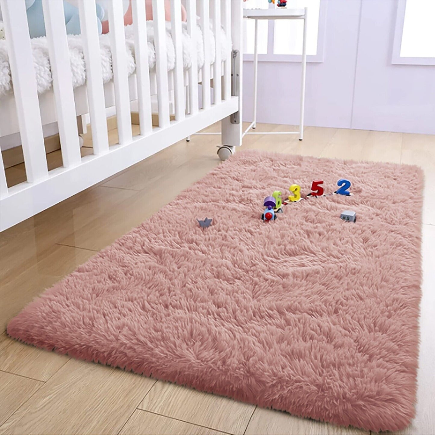 Large Shaggy Area Rug anti Slip Floor Mat Fluffy Carpets for Bedroom Living Room