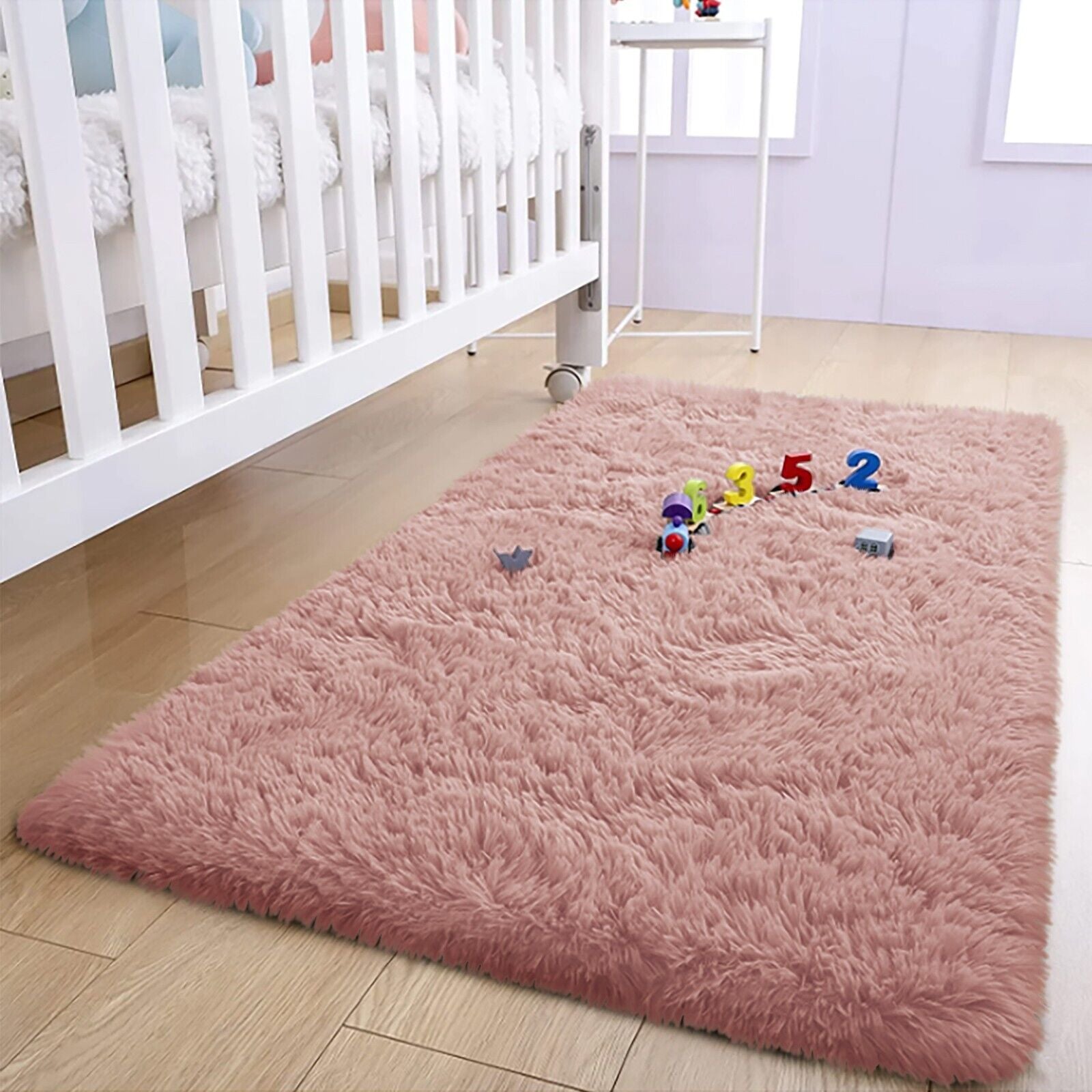 Large Shaggy Area Rug anti Slip Floor Mat Fluffy Carpets for Bedroom Living Room