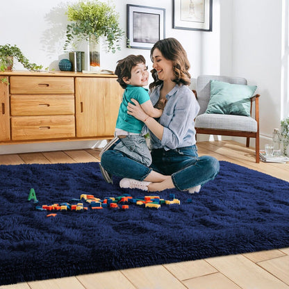 Large Shaggy Area Rug anti Slip Floor Mat Fluffy Carpets for Bedroom Living Room